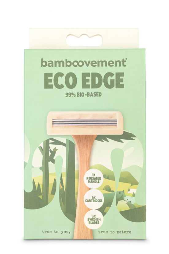 Bamboovement ekologická holiaca žiletka so 6 vymeniteľnými hlavicami
