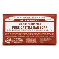 Dr. Bronner's tuhé mydlo eukalyptus 140g