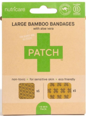 Patch bambusové náplasti široké s Aloe vera 10 ks