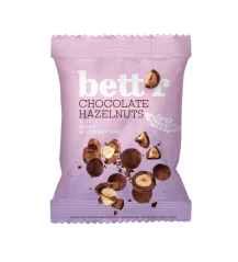 Bettr Bio lieskové orechy v horkej čokoláde 40 g