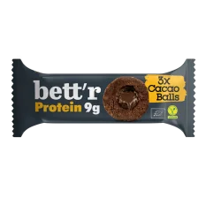 Bett´r bio Proteínové guličky s kakaovou náplňou 45 g