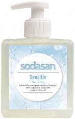 Sodasan tekuté mýdlo na ruce Sensitive, bez parfemace