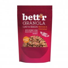 Bett'r Kokosová Granola s ovocím a bobuľami 300g