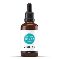 Viridian Vitamin D3 & K2 liquid rostlinné tekuté 50ml