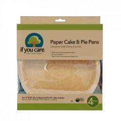 If you care Forma na pečenie koláčov kruh, nebělená, priemer 24 cm, 4 ks