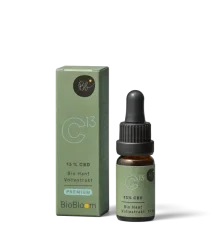Biobloom 13% CBD Bio konopný olej premium full spectrum 10 ml