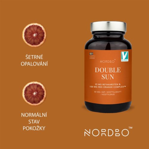 Nordbo Double Sun pro pokožku 50 kapslí