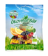 Oekovital Bio ovocné želé cukríky v tvare medvedíkov Ovocní medvedíci 80 g