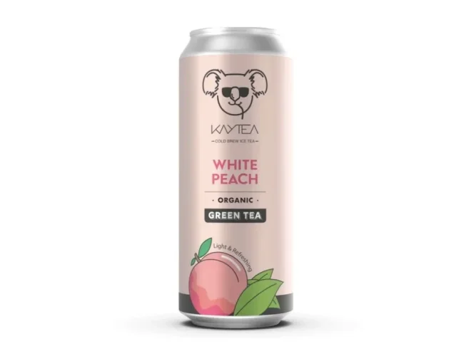 Kaytea Ledový zelený čaj bílá broskev  330 ml