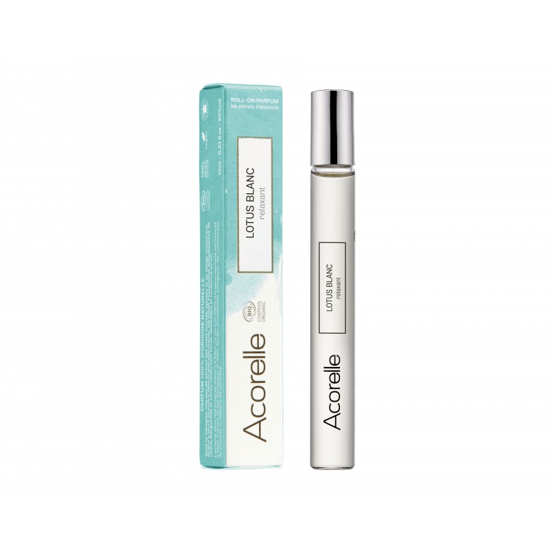 Acorelle Bio Unisex parfumová voda Lotus Blanc - objem: 10 ml Roll-on