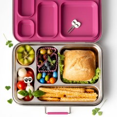 LEKKABOX Oči – nerezové mini vidličky, 4 ks