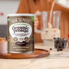 Four Sigmatic vegan Protein Superfoods BIO Creamy Cacao 600 g