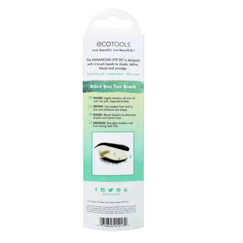 Ecotools Sada štetců pro pronikavý pohled