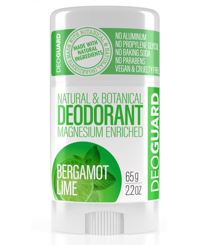 Deoguard přírodní tuhý deodorant Bergamot Lime 65 g