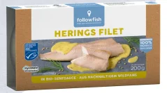 Followfood Filety sledě v bio hořčičné omáčce 200 g