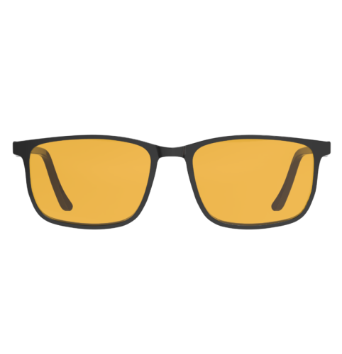 Foxman frames oranžové brýle proti modrému a zelenému světlu Harrison black