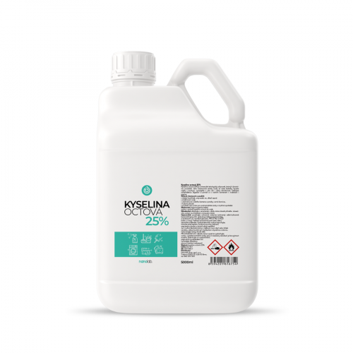 Nanolab Kyselina octová 25% 1L min.trv.04/2026