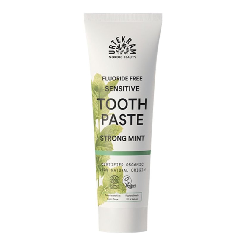 Urtekram zubní pasta sensitive s mátou 75 ml