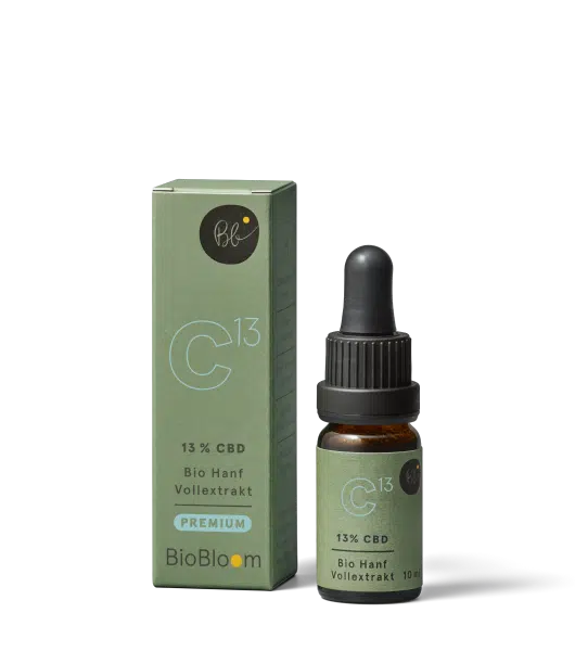 Biobloom 13% CBD Bio konopný olej premium full spectrum 10 ml
