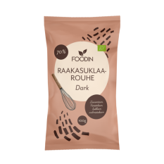 Foodin Raw čokoládové zdobení hořké 70%, bio, 100 g