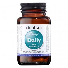 Viridian Synerbio Daily High Strength (Zmes probiotík a prebiotík) 30 kapsúl