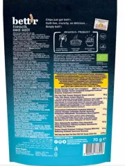 Bett´r Bio kokosové chipsy s příchutí francouzská mořská sůl 70 g