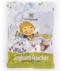 Sonnentor Jogurtové želé cukríky s jogurtom a ovocnou príchuťou
