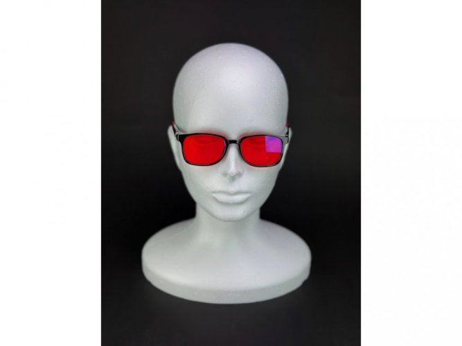 UV-Tech SLEEP-3C dětské stylové brýle blokující modré světlo - červené