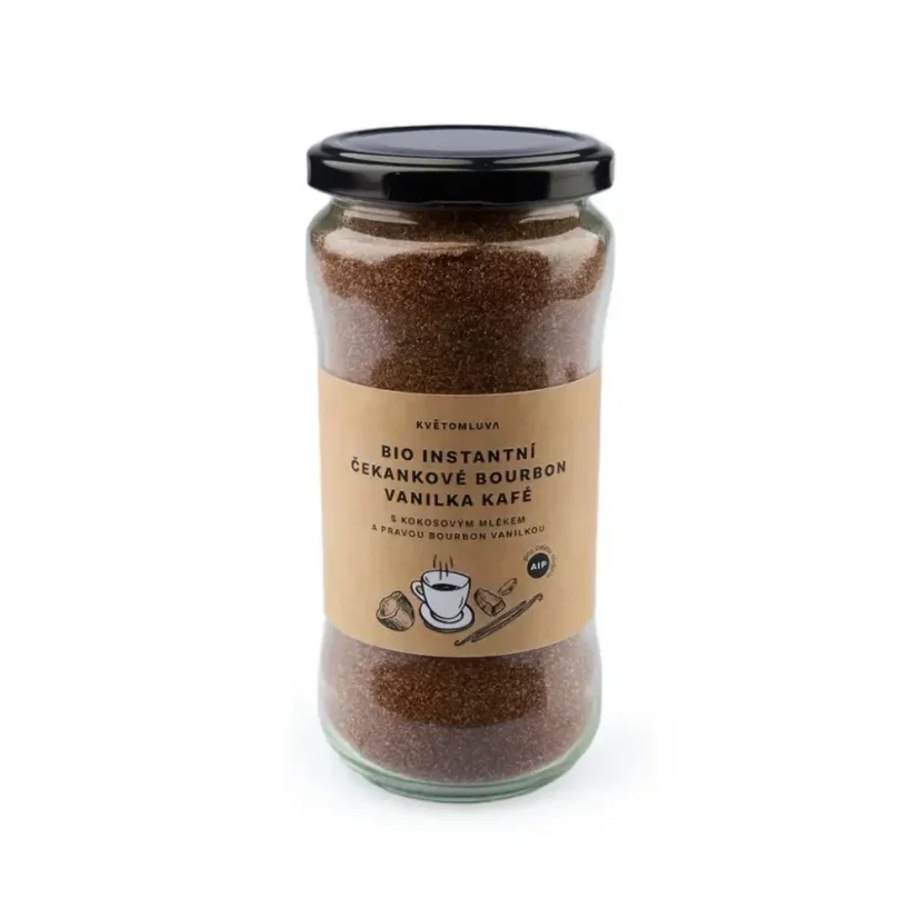 Kvetomluva Bio instantné čakankové bourbon vanilka kafé 115 g