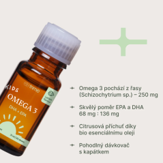 Trime Kids dětská řada Omega 3 60 dávek