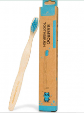 Bamboovement bambusová zubná kefka soft blue modrý pre deti