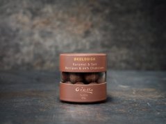 Oialla Bio marcipánovo-čokoládové guličky s príchuťou slaného karamelu 80 g