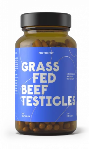 Nutriest Grass-fed lyofilizované bio býčie žľazy 240 kapsúl