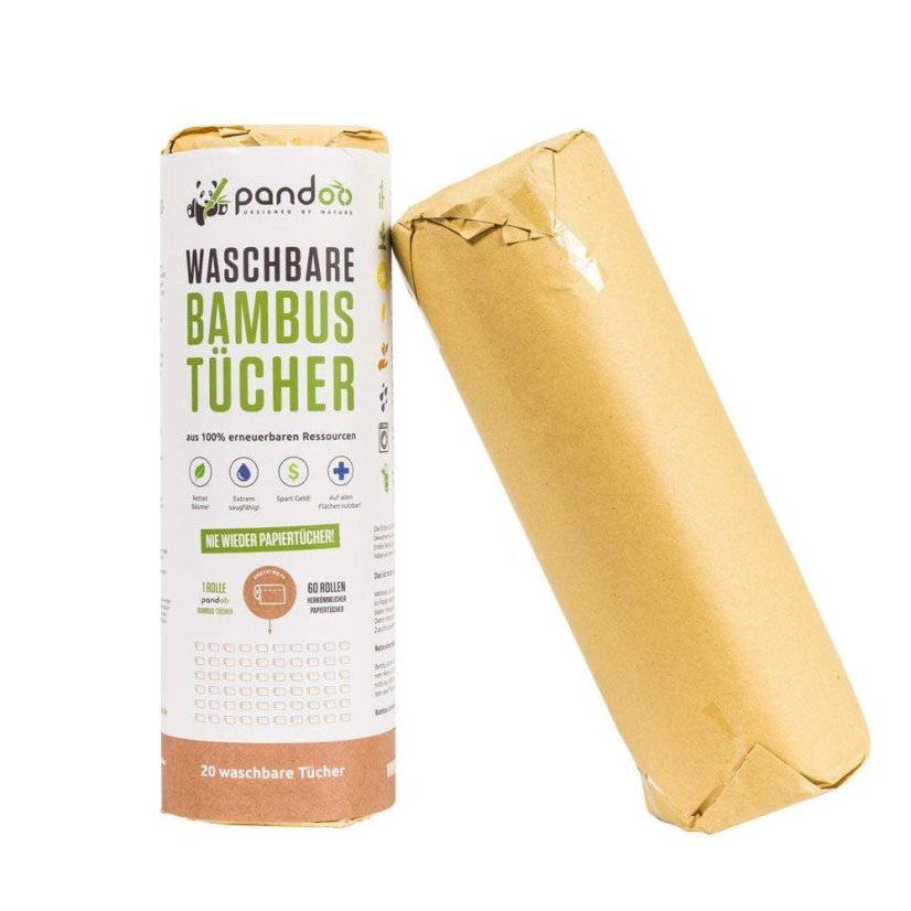 Pandoo bambusové znovupoužiteľné kuchynské utierky