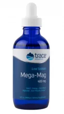Trace Minerals Mega-Mag Drops 400 mg tekutý hořčík 118 ml