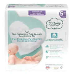 Cottony jednorazové bio bavlnené plienky v.5 (11-25 kg) 24 ks