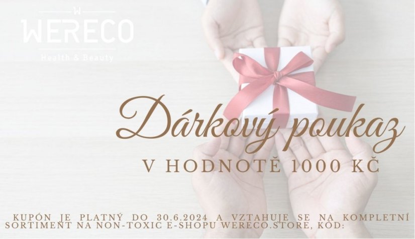 Dárkový poukaz na nákup v hodnotě 2500 Kč