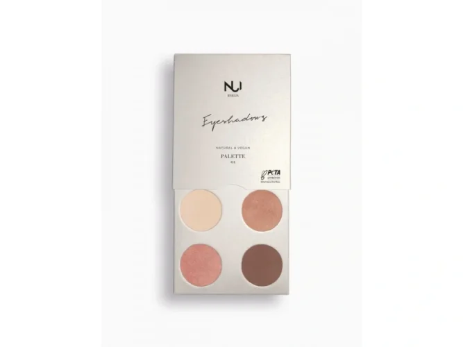 NUI Cosmetics Natural Pressed Eyeshadow paleta očních stínů 1