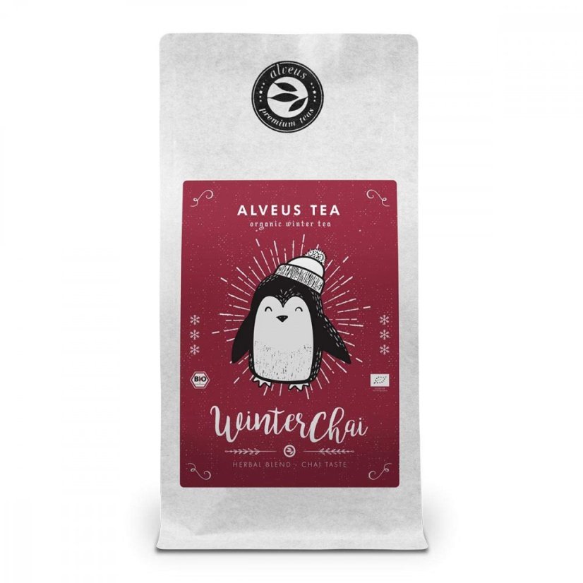 Alveus Bio prémiová vánoční směs koření a černého čaje Winter Chai 100 g