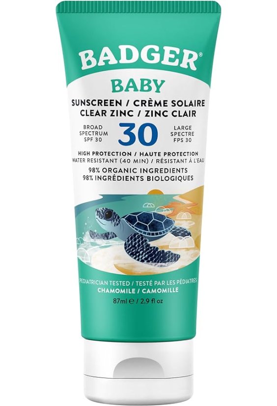 Opaľovací krém Badger Harmanček Nechtík SPF 30 87 ml
