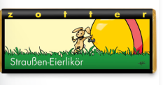 Zotter Plnená mliečna čokoláda Pštrosí vaječný koňak bio 70 g min.trv.07/2025