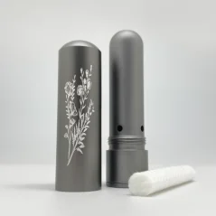 Aromadifuzér Inhalačná tyčinka kovová strieborná