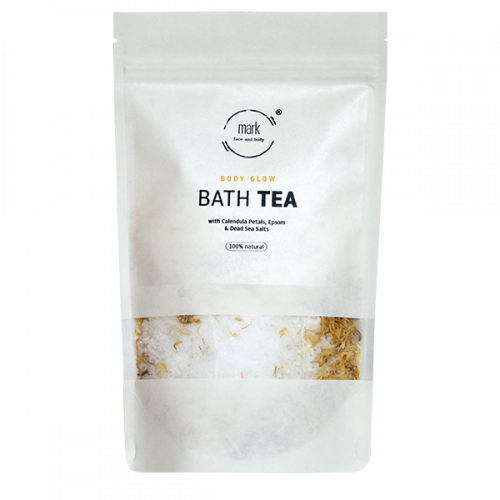 Koupelová sůl MARK Bath tea BODY GLOW s epsomskou solí a soli z Mrtvého moře 400 g
