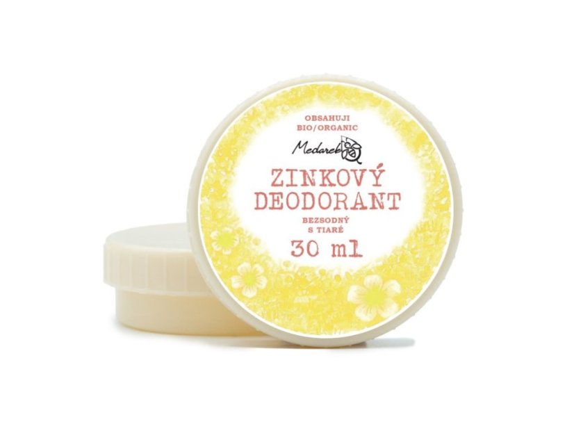 Medarek Zinkový deodorant bez sody Tiaré (gardénie)