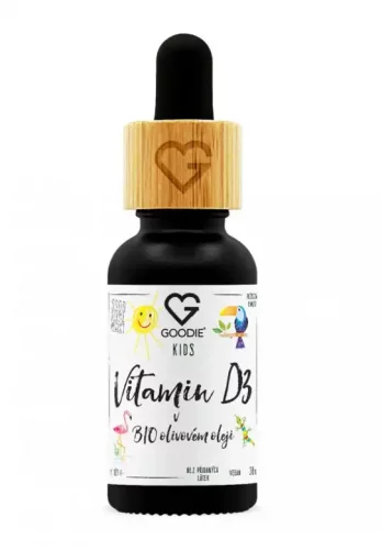Goodie Detský vitamín D3 400 IU v Bio extra panenskom olivovom oleji 30 ml