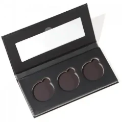 Hiro Cosmetics Paletka na náhradní náplně očních stínů a vosků na obočí Three is a party