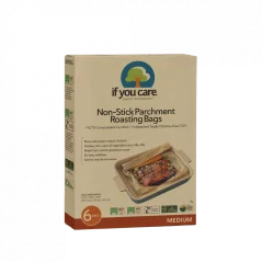 If you care Papierové vrecko na pečenie v trúbe, nebielené 36 x 27 cm, 6 ks
