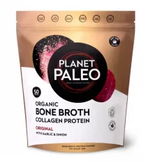 Planet Paleo Bio sušený čistý hovädzí vývar Pure Collagen Protein s cesnakom a cibuľou
