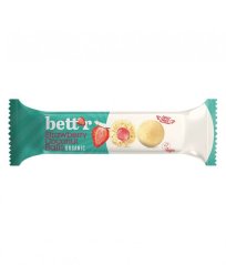 Bett´r bio Ovocné guličky s kokosovou a jahodovou náplňou, Bio, 3×15 g