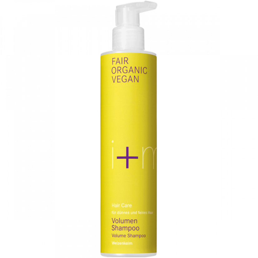 i+m Naturkosmetik šampon pro objem vlasů s pšeničnými klíčky 250 ml